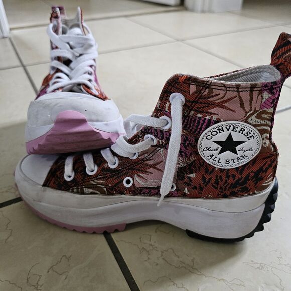 CONVERSE Run Star Hike Tropical Florals Jungle Shoes Boots 5M/6.5W A00551C - Picture 7 of 16